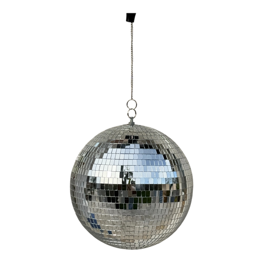 Ginger Ray Silver disco ball medium (for rent)